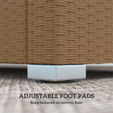 Rattan Three-Seat Sofa 30847945
