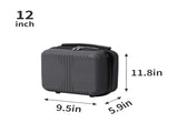 Non-TSA customs lock 5-in-1 PP trolley case, 12in, 16in, 20in, 24in, 28in, PP, dark gray 12768570