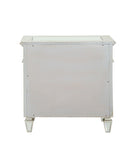 Glam Luxury Bedroom Mirrored Finish Nightstand with 2 Drawers Wooden Furniture 1pc B2741P324362