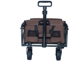 Expandable Dual-Layer Utility Wagon with 100% Extra Space - Grocery Cart for Camping, Shopping, 32829486