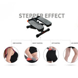 ZNTS Mini Stepper with Resistance Band, Stair Stepping Fitness Exercise Home Workout Equipment for Full 16994498