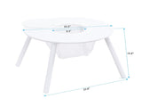 Children's panel table with 4 chairs W495107148