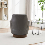 PU leather Swivel Barrel Chair, Swivel Accent Chairs Armchair for Living Room, Reading Chairs for W1361P147131