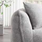 Soft beanbag chair with high resilience foam core for two people. The comfortable square recliner W1996P182164