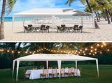 3*6m Non-Cloth PE Cloth Plastic Sprayed Iron Pipe Outdoor Party Tent White 15425105