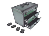 Portable 3-Tier Rolling Makeup Case with Universal Wheels for Makeup, Nail Art, Hair Styling Tools 73482433