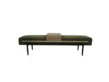 1 PCS Cocktail Ottoman with slide tray Green B035P319672