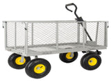 3-in-1 Oversized Steel Garden , 880lbs Pullable Mesh Metal Garden, All-Terrain Utility 58365915