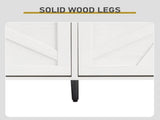 Barn door with 4 flip-down drawers, black metal single-sided handle melamine particleboard black 26867923