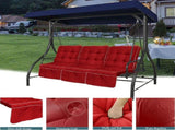 Outdoor High-Back Chair Cushions, One-Piece Hinged and Back Design, Fade-Resistant & Waterproof 66156471