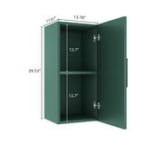 JOVI 14" Wall-Mounted Floating Bathroom Vanity Side Cabinet with a Door and a Shelf, W2615P227356