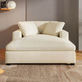 Mirod 53.5''*70.9'' Oversized Chaise, Lounge Chair - Classic Design, Soft Fabric, Easy Assembly, N760P196662A