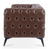 84.06Inch Width Traditional Square Arm removable cushion 3 seater Sofa W68041370