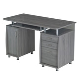 ZNTS Complete Workstation Computer Desk with Storage, Grey 74539286