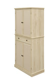 ZNTS 4 Door Cabinet with 1 Drawer, with 4 Adjustable Inner Shelves, Storage Cabinet W68894703