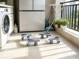 Mini Fridge Stand, 400 lbs Load Capacity, 4 Locking Swivel Wheels, Adjustable Universal Mobile Base, 16347912