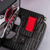 Kids Ride On Motorcycle Toy, 3-Wheel Chopper Motorbike with LED Colorful Headlights Horn, Pink 6V W2823P220542