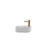 Bothwa Home Rectangular Countertop Ceramic Wash Basin CUPC Certified B2724P262845