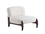 25.5" Modern Boucle Lounge Chair with Solid Wood Frame, Soft and Durable Boucle Upholstery, Perfect N767P256376B