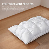 Four-pack of sanded twist pillows, down pillows, down fiber two-in-one pillows, double-layer design, 02559975