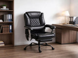 400 lbs Massage Office Chair with Heat, Big and Tall Reclining Desk Chair with Lumbar Support & 87323157