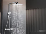 Triple function shower system Shower systems including rainfall showerheads and handheld showers W2071P227920