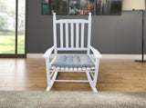 wooden porch rocker chair WHITE, without mat 27677972