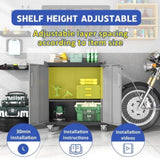 Heavy-Duty Metal Garage Storage Cabinet with Wheels - Sturdy and Durable Tool Storage Cabinet for T2398P222831