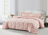 3 Piece Pre Washed Down Alternative Comforter Set with 2 Shams 75607408