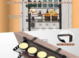 6-Tier Over the Door Pantry Organizer, Large Metal Door Spice Rack, Hanging Heavy-Duty Pantry Door 68119486