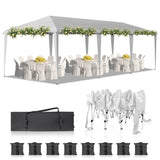 10x30ft Outdoor Pop Up Canopy, Portable Instant Canopy Tent for Outdoor Events 69431217