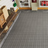 12 x 12 Inch Gray Interlocking Deck Tiles Plastic Waterproof Outdoor All Weather Anti-slip Bathroom 55281923