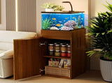 10-15 Gallon Fish Tank Stand with Storage Cabinet, Aquarium Stand with Power Outlets, 330LBS 74608009
