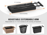 Small Paper Shredder for Home, 6 Sheet Strip Cut Paper Shredder Without Basket,Portable Shredder 88725189