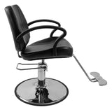 ZNTS 8801 Woman Barber Chair Black 98242523