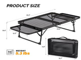 3 ft Portable Picnic Table with Wing Panels 39502910