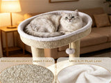 36" Compact SpaceSaving Cat Activity Center, HeavyDuty Stable Cat Climbing Furniture with Plush 94975230