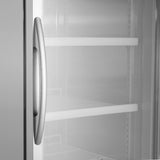 27"W Commercial Refrigerator Single Glass Door Stainless Steel Display Refrigerator 18.68 Cu.ft. N818P191850S