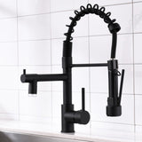 LED Commercial Kitchen Faucet with Pull Down Sprayer, Single Handle Single Lever Kitchen Sink Faucet W1932P172306