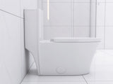 Elongated One Piece Toilet White W2826P192007