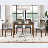 Wooden Dining Rectangular Table, Kitchen Table for Small Space, 4 Person Dining Table, Walnut
ONLY W1998126364