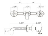 Bathroom Faucet Wall Mounted Bathroom Sink Faucet W92850275