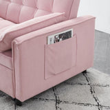 Folding sofa bed with adjustable back access to sofa recliner single bed Adult Modern chair bed W1658P176555