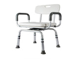 360 Degree Shower Chair Swivel,Portable Seat with Armrests and Back, Adjustable Height Seat for 35455994