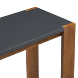 U_STYLE Distinctive Features of a Minimalist Console Table with Bottom Shelf and Four Legs, Suitable N711P173084D
