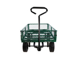 (Green solid wheels wagon cart) Solid wheels Tools cart Wagon Cart Garden cart trucks make it easier 83077866