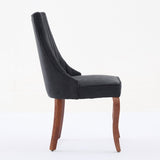 Rayon Cloth Flocking Linen Dining Chairs Channel Kitchen Dinner Chair Comfy Fabric Upholstered W1143P233646
