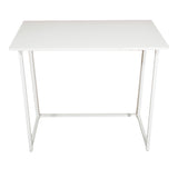 ZNTS Simple Collapsible Computer Desk White 29521212