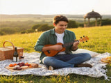 21" Solid Mahogany Ukulele with 151 Professional Tuners, Complete Starter Kit for Beginners 86084715