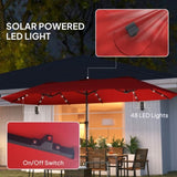 Half Umbrella Outdoor Patio 94433416